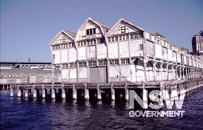 Construction of the wharf complex took place between 1906 and 1922.