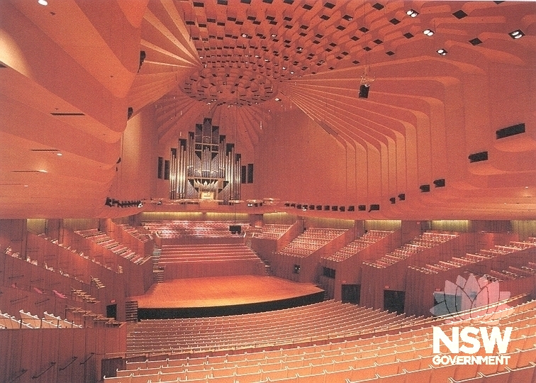 Interior of Concert Hall.