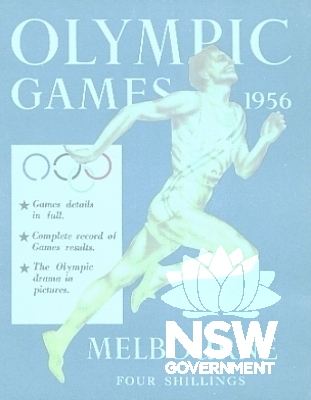 Cover of 1956 Melbourne Olympic Games program.