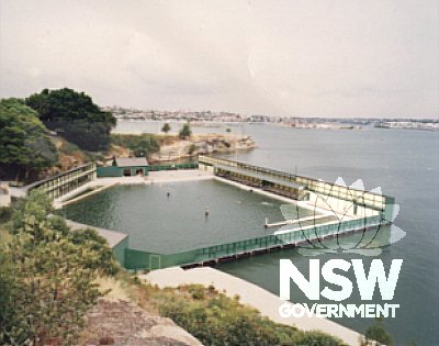 View of Dawn Fraser Swimming Pool.  The pool is representative of the development of a harbourside recreational and social facility and is associated with prominent swimming identities and world champions.