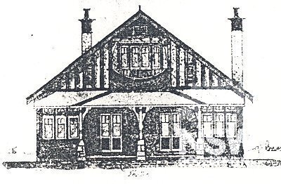 1912 elevation design for the original building, designed by architect, William Nixon.