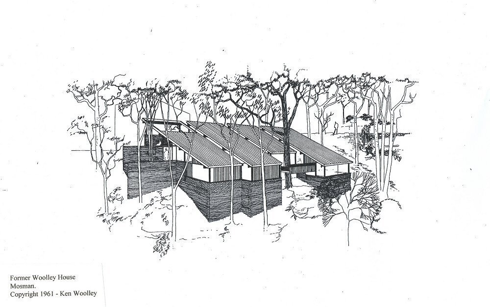 Sketch of Woolley House 1961
