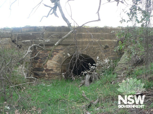 Culvert located on the same side of the Hume Highway as the powder magazine and grave sites.