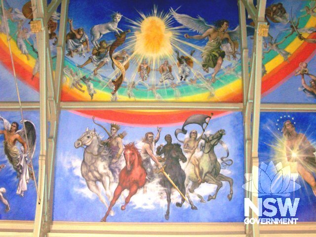Interior view Newtown Uniting Church- Revelation Ceiling
