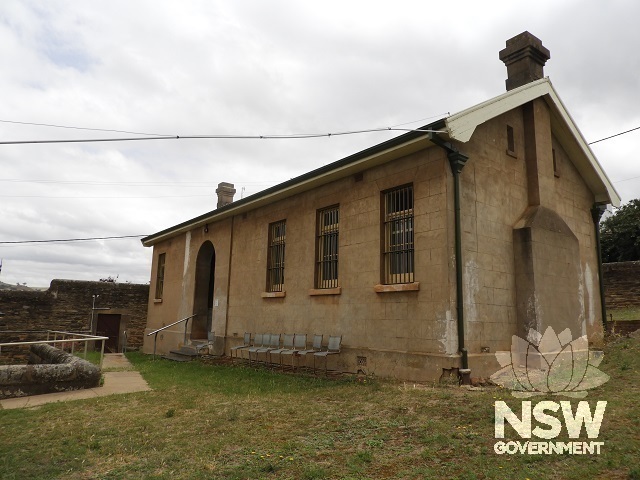 Old Gungagai Gaol, Hospital Block looking northwest.