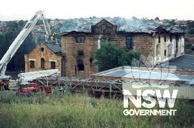 Sugarmill after fire in 1996