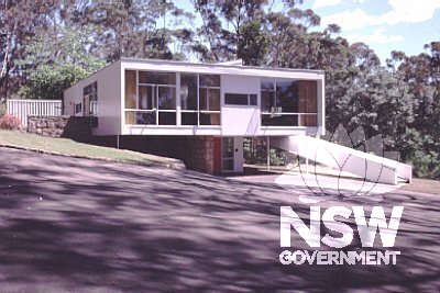 Exterior of Rose Seidler house was built between 1948 and 1950.  It was designed by Harry Seidler for his parents.