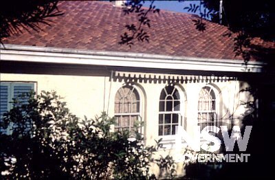 The house was designed in 1924 by B.J.Waterhouse, a fashionable domestic architect, and was completed in early 1925 by builder F.J.Gray. It was of classical mediterranean style.