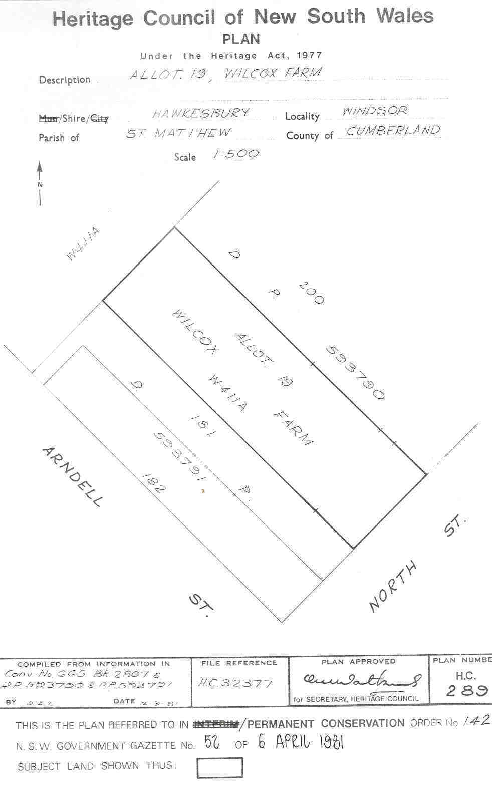 PCO Plan Number 142