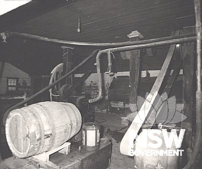 View of Brewing machinery.