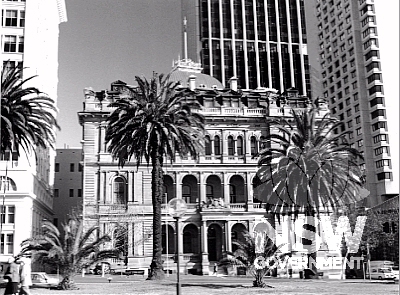 View of Chief Secretary's Building.  The Chief Secretary's building is of aesthetic significance because its primary contribution to the surviving Victorian era streetscapes in Phillip Street, Macquarie Street and, in particular Bridge Street.