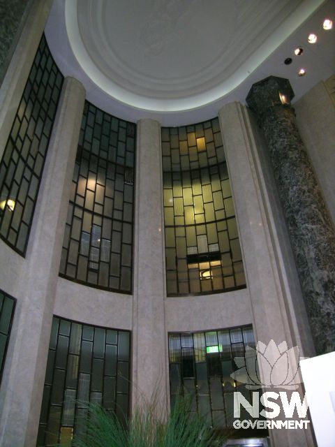 Ceiling and walls of assurance chamber, 2004