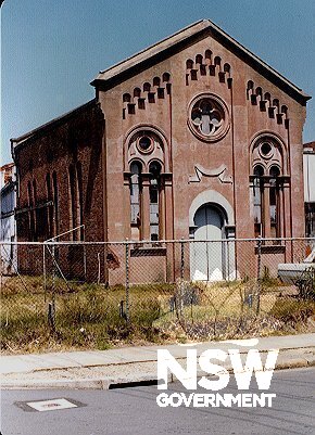  The Maitland Synagogue was built two years after the erection of the Great Synagogue in Sydney and is the oldest surviving example outside Sydney of the very few synagogues built within New South Wales.