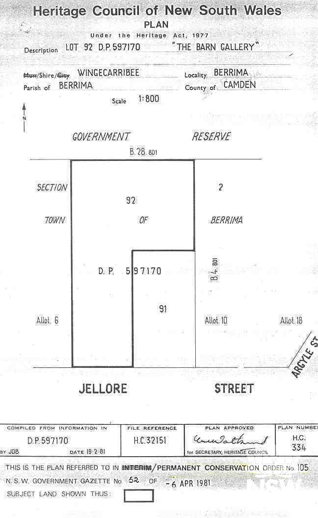 PCO Plan Number 105