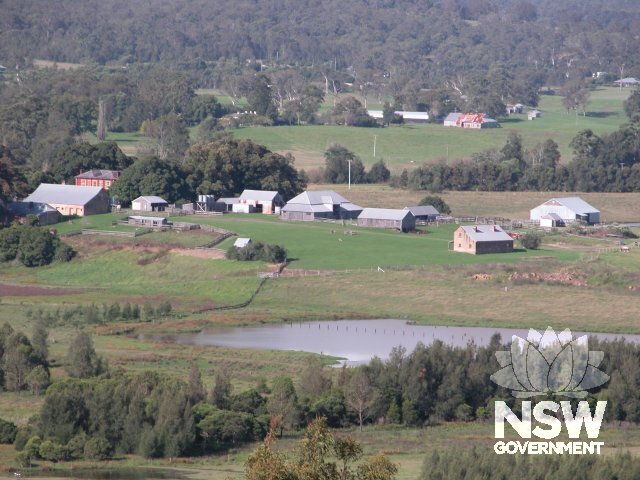 View from adjacent hill top