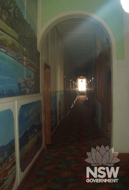Interior of Palace Hotel corridor