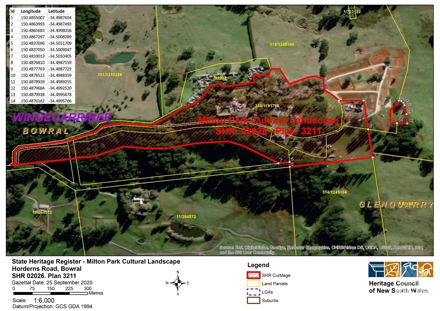 Draft curtilage plan