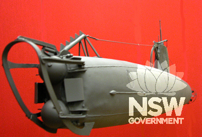 1:10 scale model of M24 built by Animax Films Pty Ltd., Sydney.