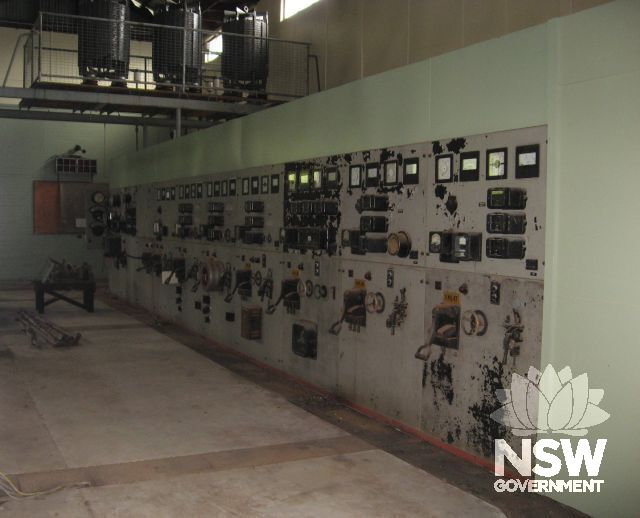 Original switchboard associated with power station