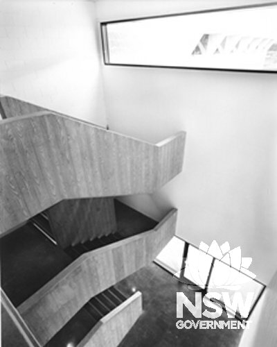 Entrance stairwell circa 1976