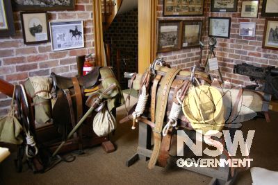 Troopers Light Hourse Saddle complete with Pack Horse Saddle used in Palestine 1916-18