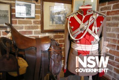 Lt. Co. James Burns full dress NSW Lancers Uniform 1894