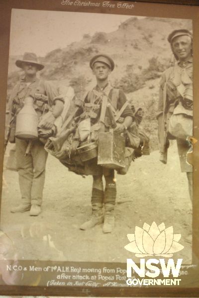 NCO & Men of 1st A.L.H Regt. At Popes Post Gallipoli 1915