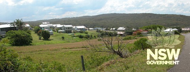 Catherine Hill Bay, looking northwest from the Mine Manager’s Residence