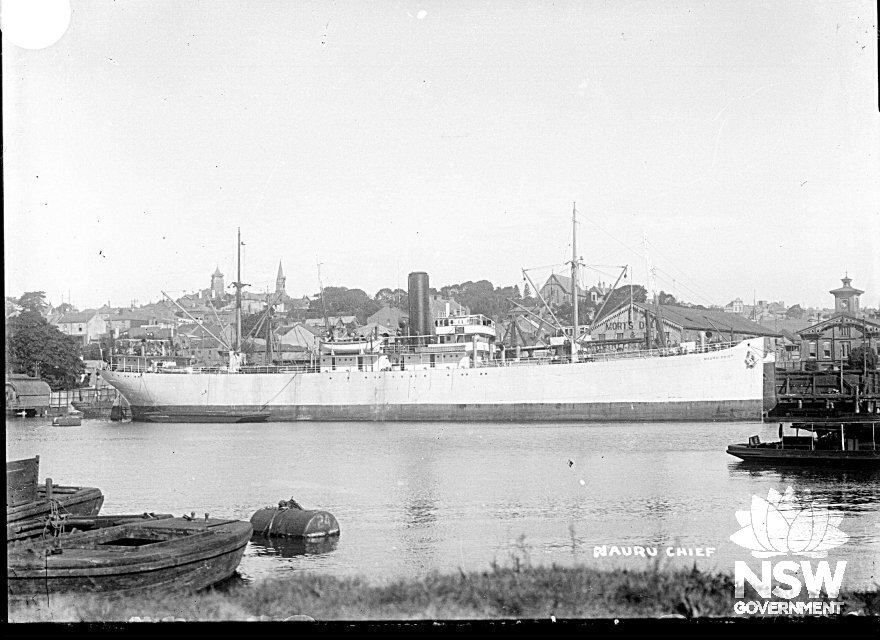 Nauru Chief, Mort's Dock, Balmain, Leichhardt LGA 1921.