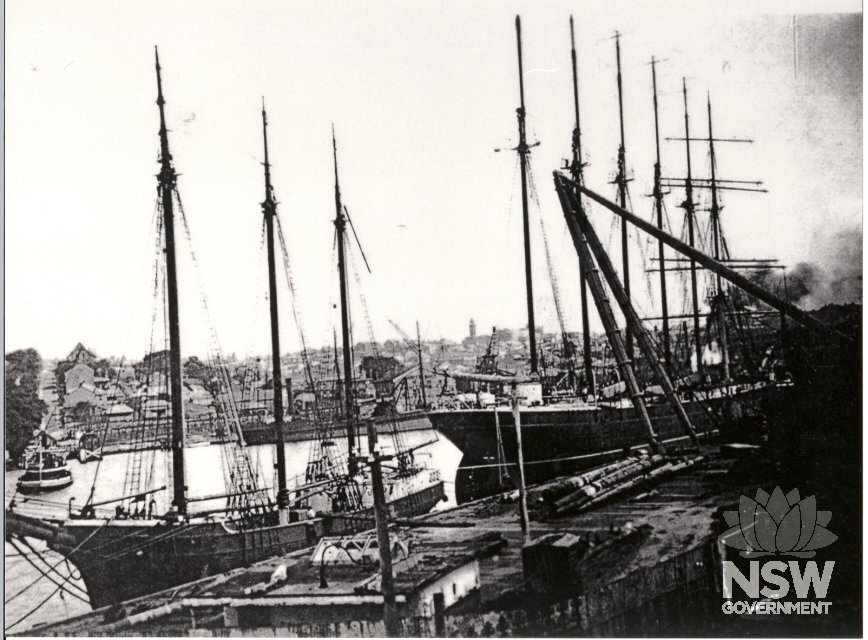 Mort's Dock Balmain circa 1800s
