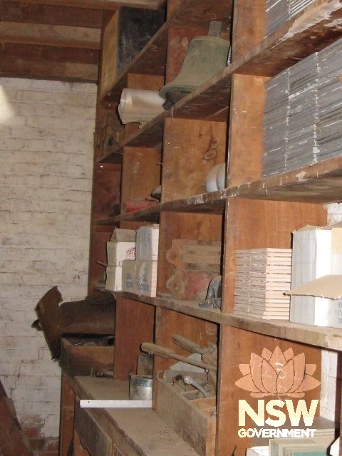 Shelving within the Yanko Station Store (Source: Heritage Near Me)