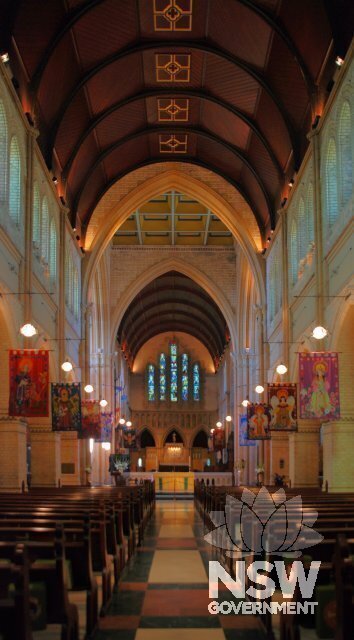 Cathedral nave looking east