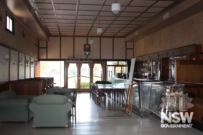 Interior of café