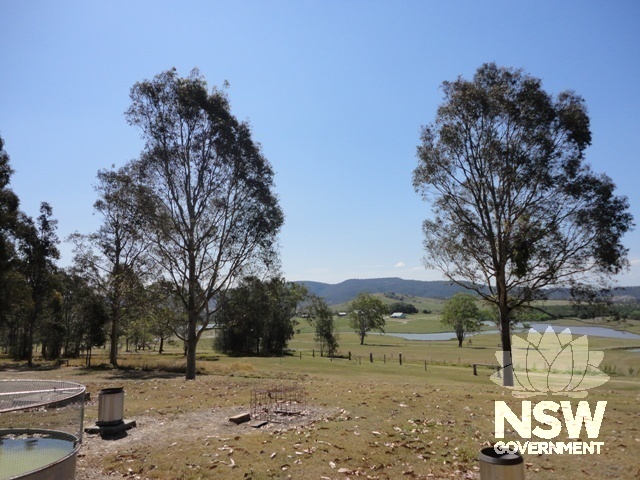 View from weather station to Tocal Homestead
