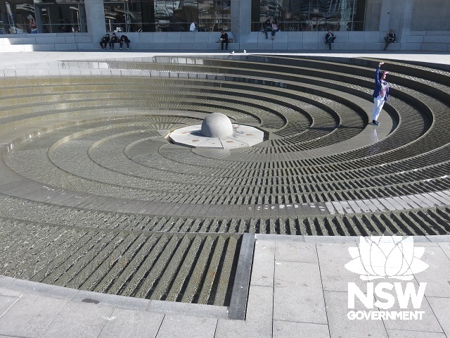Darling Harbour Woodward Water Feature