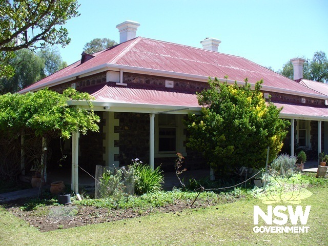 Avoca Homestead - south east corner of stone wing