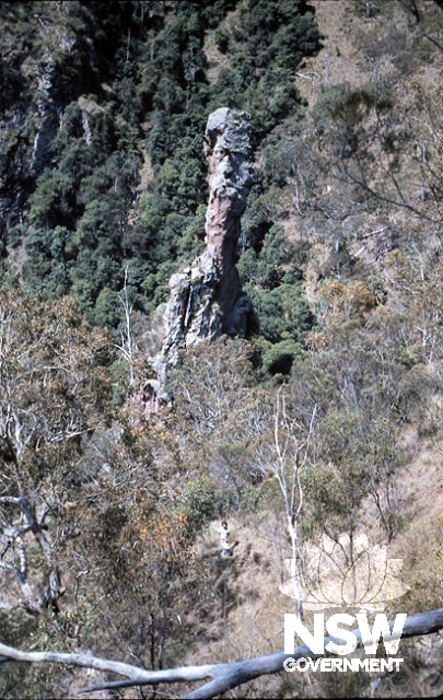 Devil's Chimney Aboriginal Place is located in rugged bushland