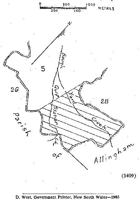 ap of Devil's Chimney Aboriginal Place (NSW Government Gazette,1980)