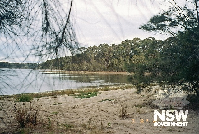 From the Camping area looking east out towards the Lake