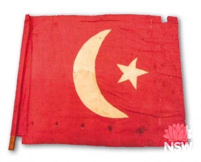 Ottomans flag used in the attack
