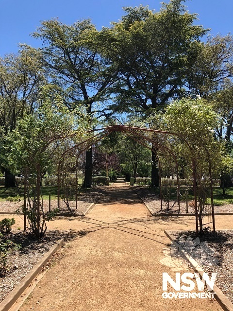 Carrrington Park main avenue looking west.