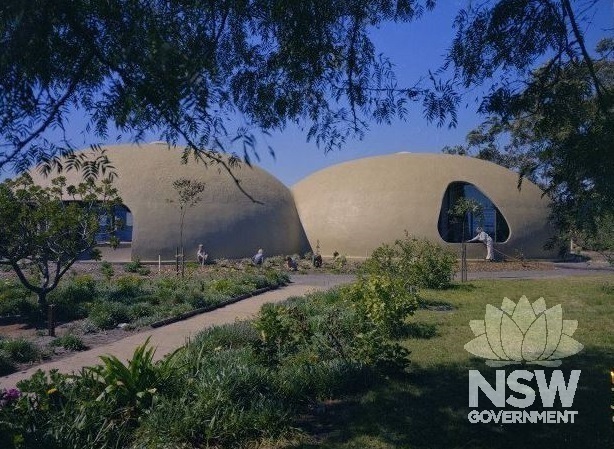 Narrabeen North Public School Library (Twin Binishells) shortly after opening