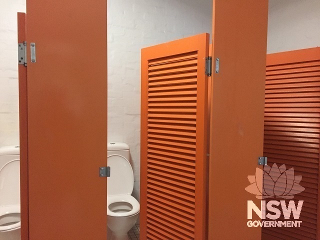 Ku ring gai Creative Arts High School Multipurpose Hall Binishell - original toilets