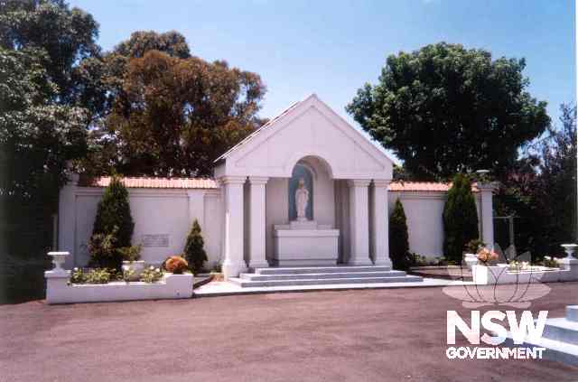 Shrine at side of church
