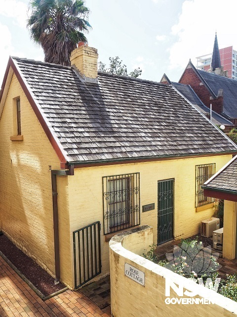 Toll Cottage - Completed restoration works prior to office building development