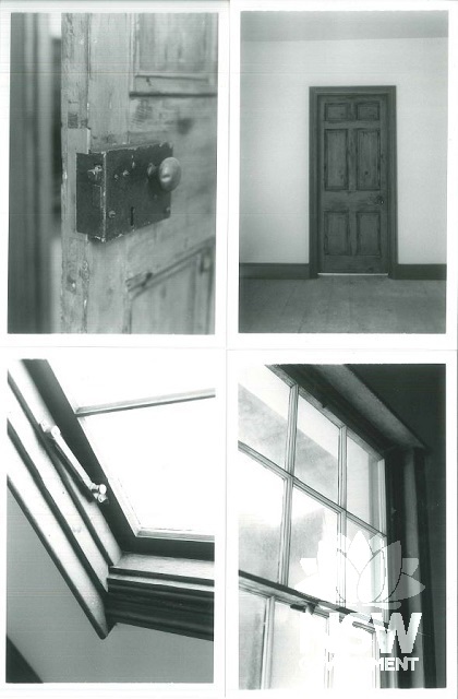 Interior features - oven, fireplace, balustrade & attic 1981