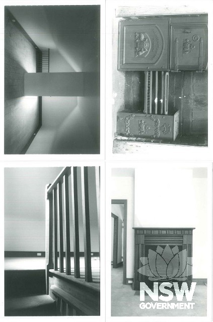 View of cottage from office building entrance