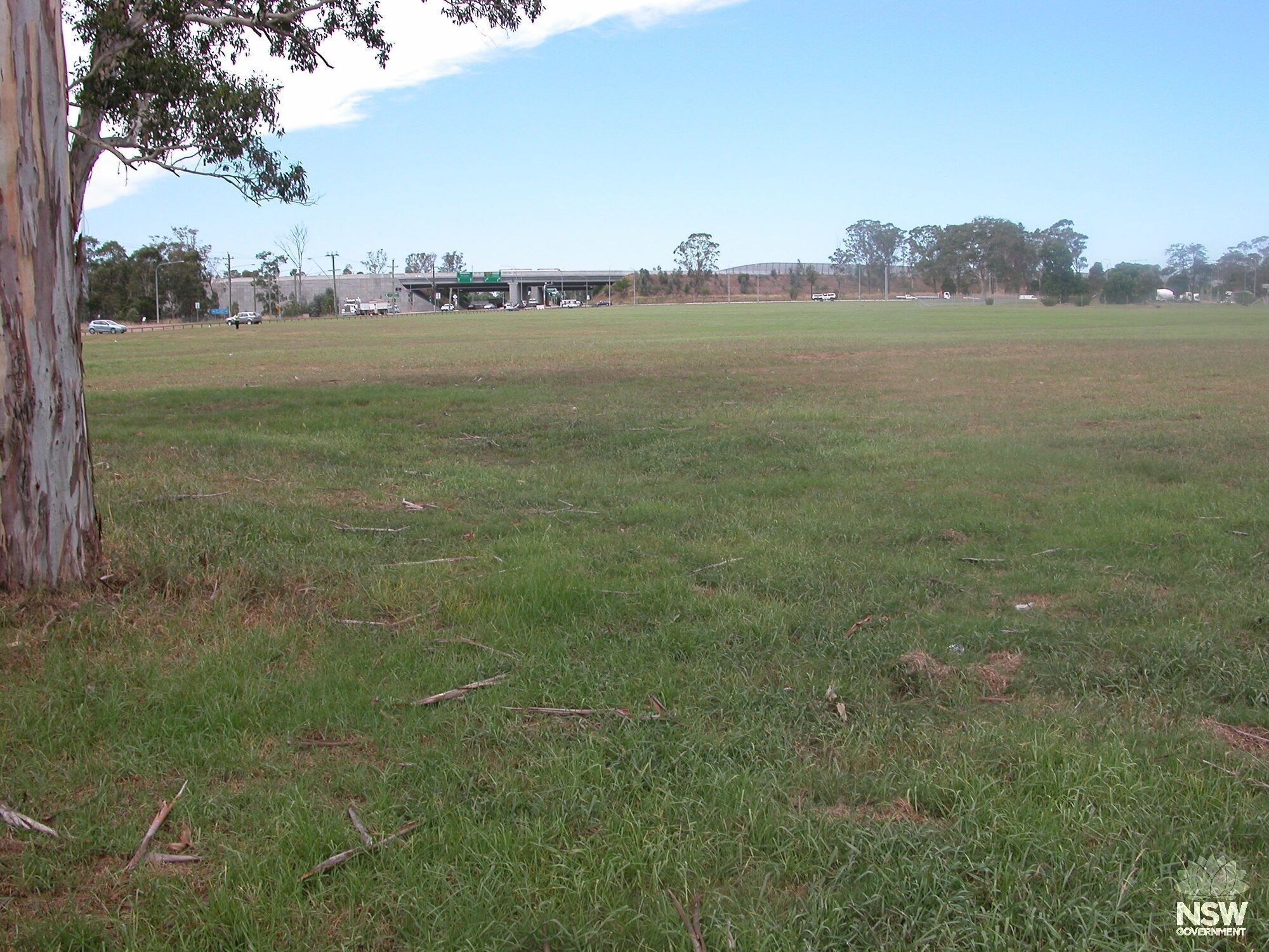 Blacktown Native Institute Site - looking south across the site toward the corner of Richmond and Rooty Hill Roads.