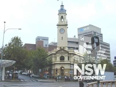 View of North Sydney Post Office showing streetscape context.