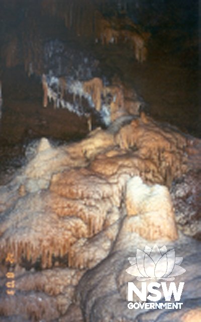 Cave formations in the Temple of Baal Cave
